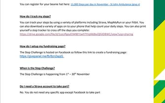 FAQ Screenshot