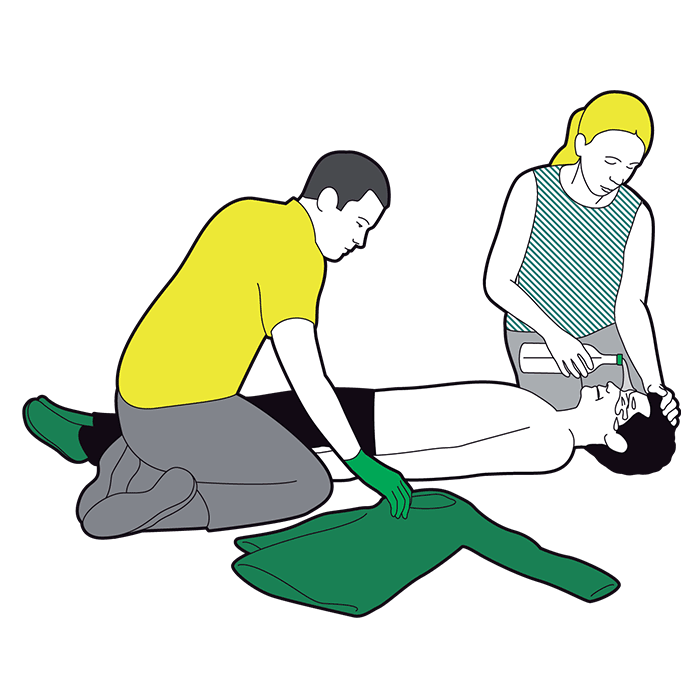 Chemical burns first aid - remove contaminated clothing