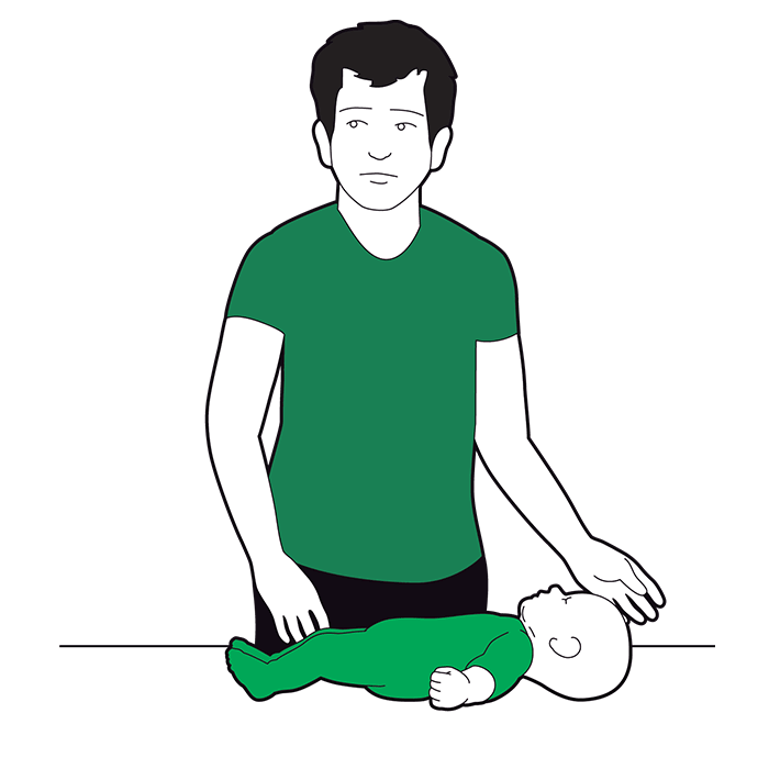 Baby primary survey - danger - make sure the area is safe