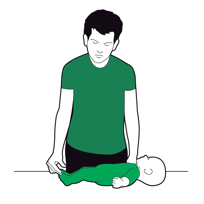 Baby primary survey - response - check if the baby is responsive or unresponsive