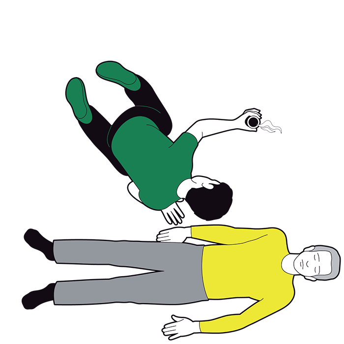 Seizures adult - clear away any potentially dangerous objects