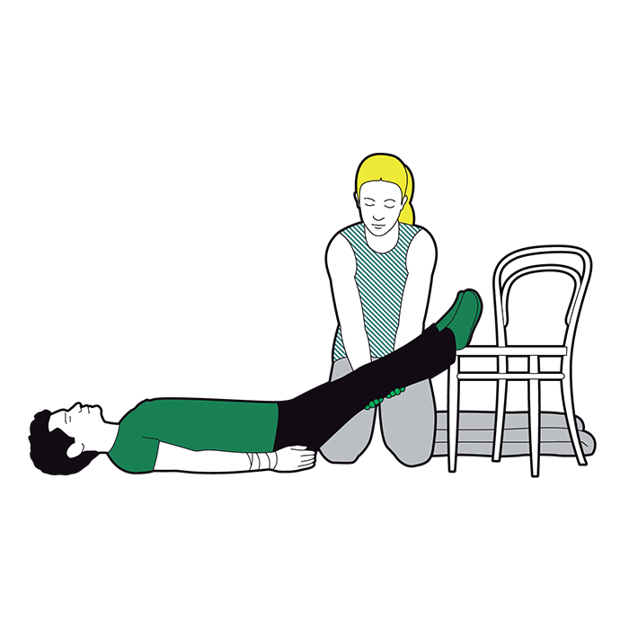 Severe bleeding first aid - be prepared to treat them for shock