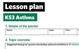 KS3-Asthma-lesson plan