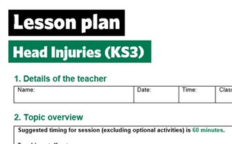 KS3-Head injuries-lesson plan
