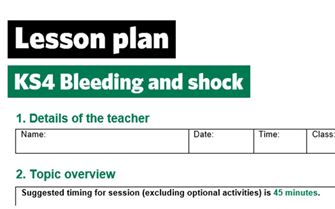 KS4-Bleeding and shock-lesson plan KS4-Bleeding and shock-lesson plan