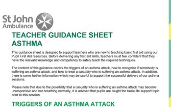 Teacher Guidance Asthma