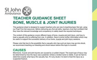 Teacher Guidance Bone Muscle and Joint