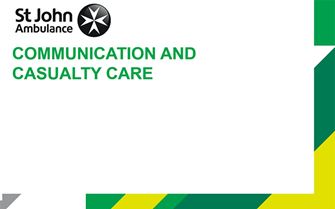 Communication and Casualty Care lesson plan image Communication and Casualty Care lesson plan image