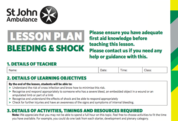 lesson-plans-for-symptoms-of-shock-bleeding