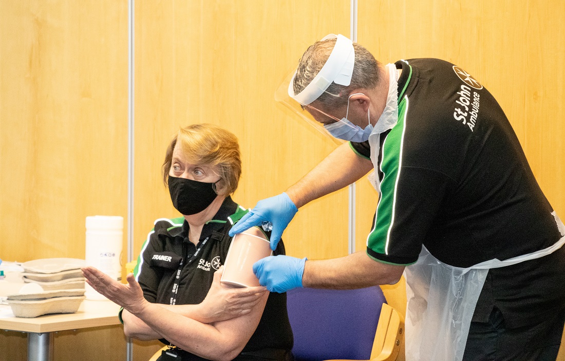 St John Ambulance vaccination programme