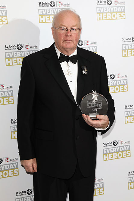 Lifetime Contribution to St John Ambulance: Clive Rooke