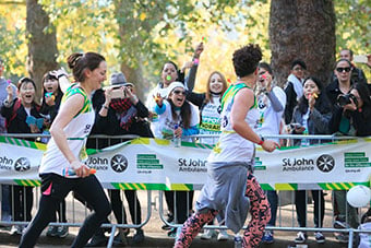 St John Ambulance Royal Parks Half Marathon runners