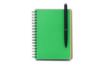 Green notebook