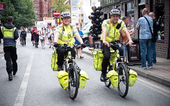 Cycle Responder at outdoor summer event