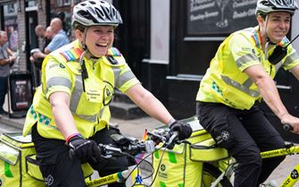 Cycle Responders at outdoor summer event