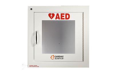 Cardiac Science™ Surface-Mount Defibrillator Wall Cabinet with Alarm Cardiac Science™ Surface-Mount Defibrillator Wall Cabinet with Alarm