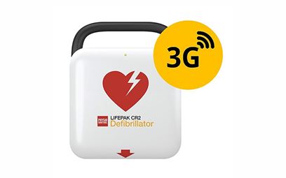Lifepak® CR2 Semi-Automatic Defibrillator with Handle and 3G 30:2