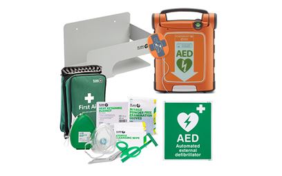 Powerheart G5 AED with Intellisense CPR Device Fully Automatic Defibrillator Bundle