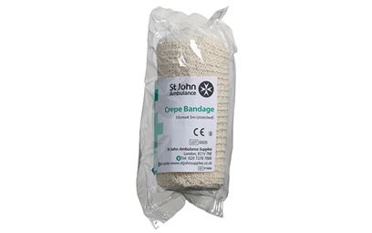 Pack of 10 10cm x 4.5m St John Ambulance Crepe Bandages Pack of 10 10cm x 4.5m St John Ambulance Crepe Bandages
