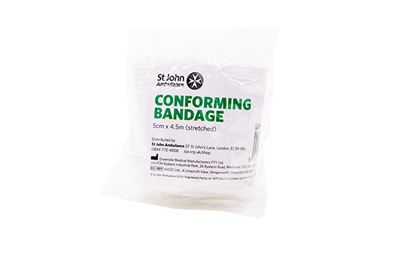 5cm x 4.5m St John Ambulance Conforming Bandage 5cm x 4.5m St John Ambulance Conforming Bandage