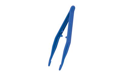 Blue Plastic Tweezers
