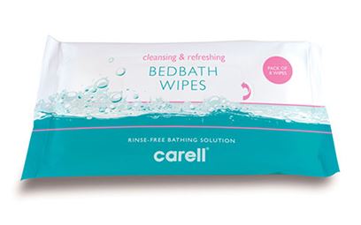 Pack of 8 Carell® Bedbath Wipes