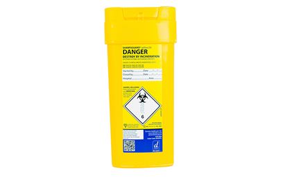 0.6 litre Sharpsguard® Disposal Bin 0.6 litre Sharpsguard® Disposal Bin