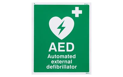 Defibrillator (AED) Vinyl Sign