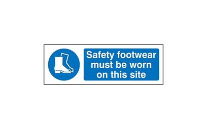 Safety Footwear Vinyl Sign