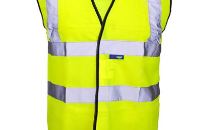 Yellow Supertouch® Hi-Vis Waistcoat