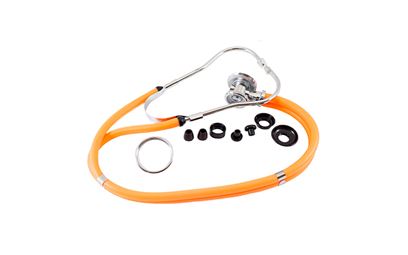 Orange Timesco™ Twin Tube Sprague Rappaport Stethoscope
