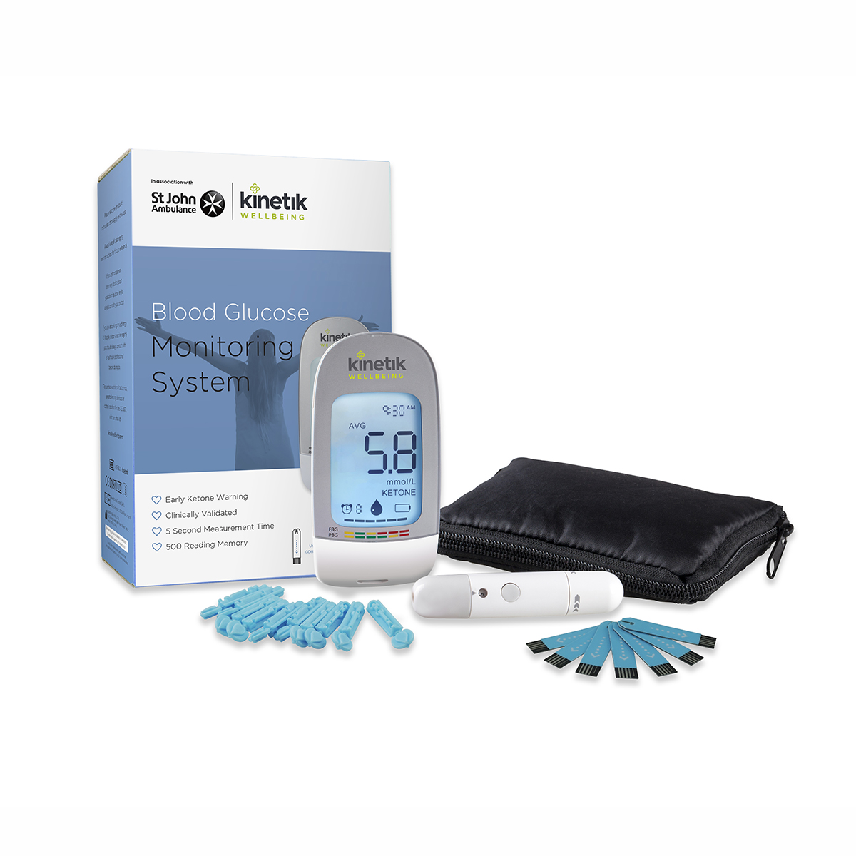 Kinetic Wellbeing Blood Glucose Monitoring System