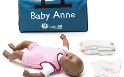 Dark Skin Laerdal Baby Anne™ CPR Training Manikin