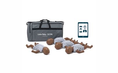 Pack of 4 Laerdal Little Baby QCPR Dark Skin Training Manikins
