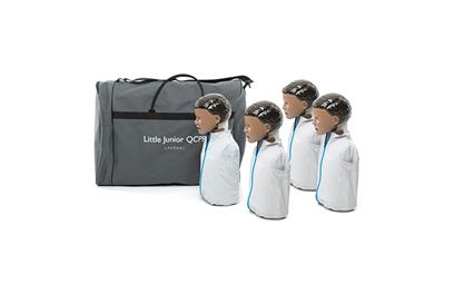 Pack of 4 Laerdal Little Junior™ QCPR Dark Skin Training Manikin