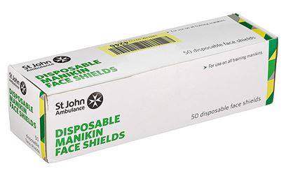 Roll of 50 St John Ambulance Disposable Manikin Face Shields